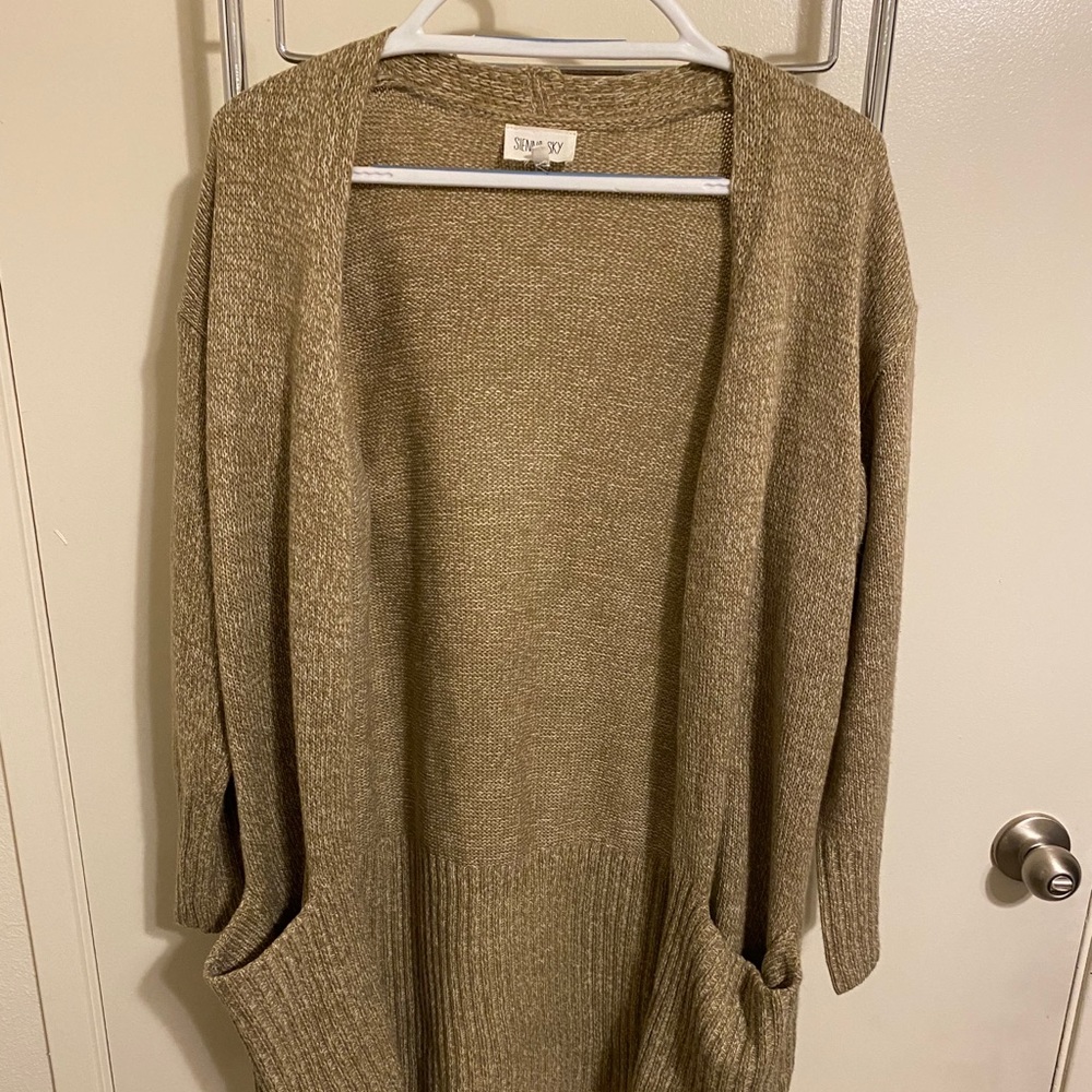 Sienna Sky Brown Cardigan
